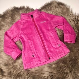 Columbia | 2T Pink ZIP Sweater Fleece Warm Zip Up